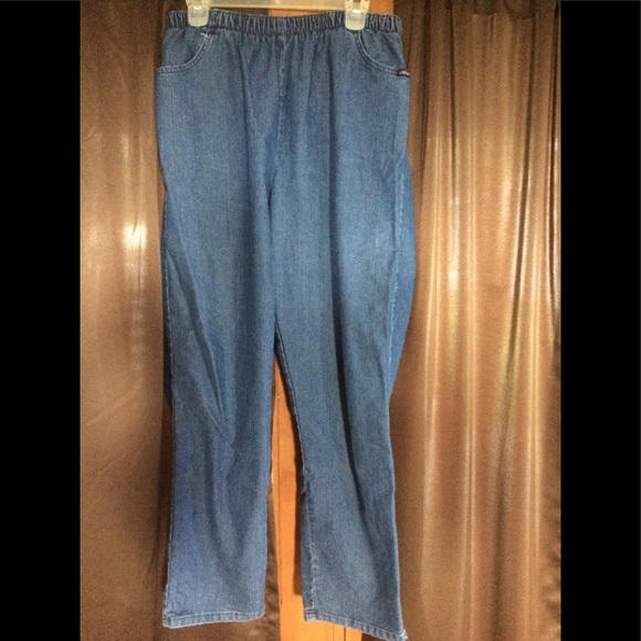 chic women's jeans elastic waist